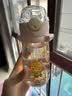 膳魔师（THERMOS）BEBE联名水杯儿童6-12岁上学专用PPSU耐高温夏季背带水壶480ml粉 实拍图
