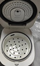 美的（Midea）电饭煲家用智能HI电饭锅2-3-4-5-6人IH电磁加热大火力快煮精钢厚釜内胆一键柴火饭3L IH饭煲白色(2-6人)- 3L 实拍图