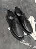他她（TATA）商务休闲皮鞋男士黑色男鞋子软底真皮爸爸鞋新款VVK01DM5 黑色（系带） 41 实拍图