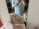 浪莎品牌【超薄冰丝凉感】夏季新款男家居服睡衣男士无痕t恤短袖套装 N88男套装 蓝色 XL 建议120-140斤 【24H速发】 实拍图