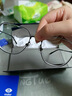 依视路（ESSILOR） 钻晶系列高清耐磨防蓝光近视薄镜片配度数眼镜架男女镜框 钛+金属-全框-4023BK-黑色 镜框+依视路膜岩高清1.60现片 实拍图