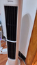 美的（Midea）【双向送风】定时塔扇/家用电风扇/大风力无叶风扇/轻音电扇/柔风落地扇/立式摇头小风扇 ZAJ09JX 实拍图