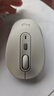 罗技（Logitech）M750M 通用版鼠标 无线鼠标 静音鼠标 对称鼠标 白色 带Logi Bolt USB接收器 实拍图