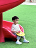 波比超人飞盘儿童户外软安全可回旋镖宝宝亲子互动手抛飞碟幼儿园运动玩具 实拍图