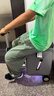 爱尔威（Airwheel）电动行李箱可骑行智能拉杆登机箱可坐可代步20英寸 SX豪华版一银 实拍图