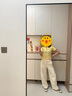 优衣库针织廓形长裤女装男装/常规款休闲裤裤子482287 486980 482287/01乳白色 M 实拍图