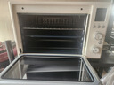美的（Midea）35L家用多功能烘焙电烤箱 双层玻璃门/精准控温/热风烘烤/搪瓷内胆 PT3530W-D 实拍图