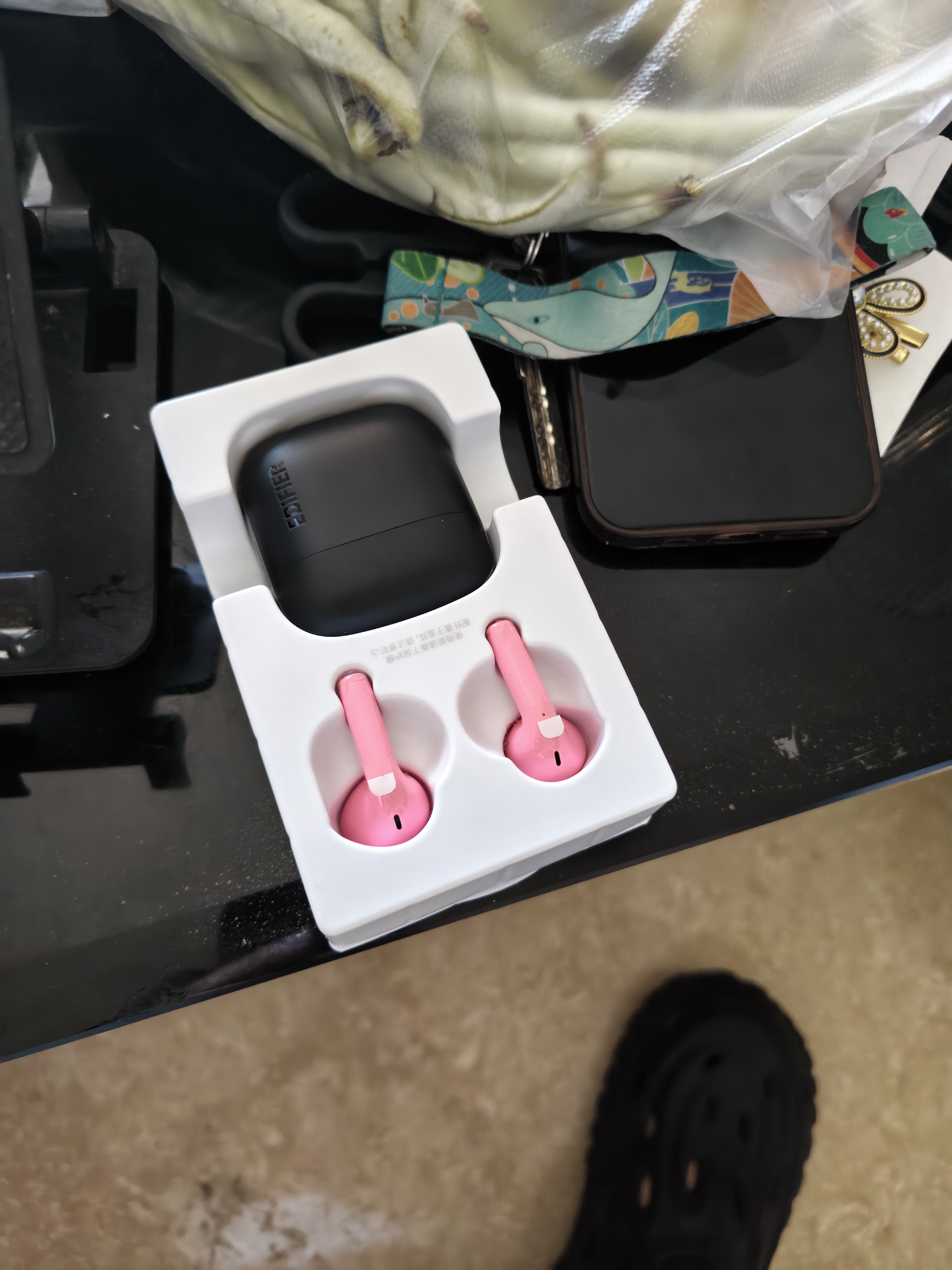漫步者（EDIFIER）Zero Air Pro 真无线蓝牙耳机 半入耳式耳机 蓝牙6.0 适用苹果华为小米手机 黑莓粉 毕业礼物 实拍图
