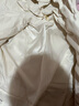 素羽轻罗羽绒服女中长款冬2025年新款韩版加厚宽松面包服学生外套上衣女装 米白色 M 实拍图