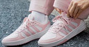 adidas COURTBEAT场下休闲篮球风板鞋男女阿迪达斯官方轻运动   白色/沙棕粉   38 实拍图