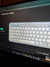 罗技（Logitech）时尚系列K390无线蓝牙键盘 超薄便携  K380升级版蓝色 79键 实拍图