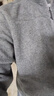 迪卡侬（DECATHLON）保暖户外抓绒衣外套男女运动宽松秋摇粒绒外套冲锋衣内胆 男款-全拉链-深灰色 L 实拍图