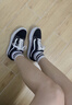 VANS范斯官方 Old Skool Platform酷感黑厚底增高女鞋板鞋 黑色 38.5 实拍图
