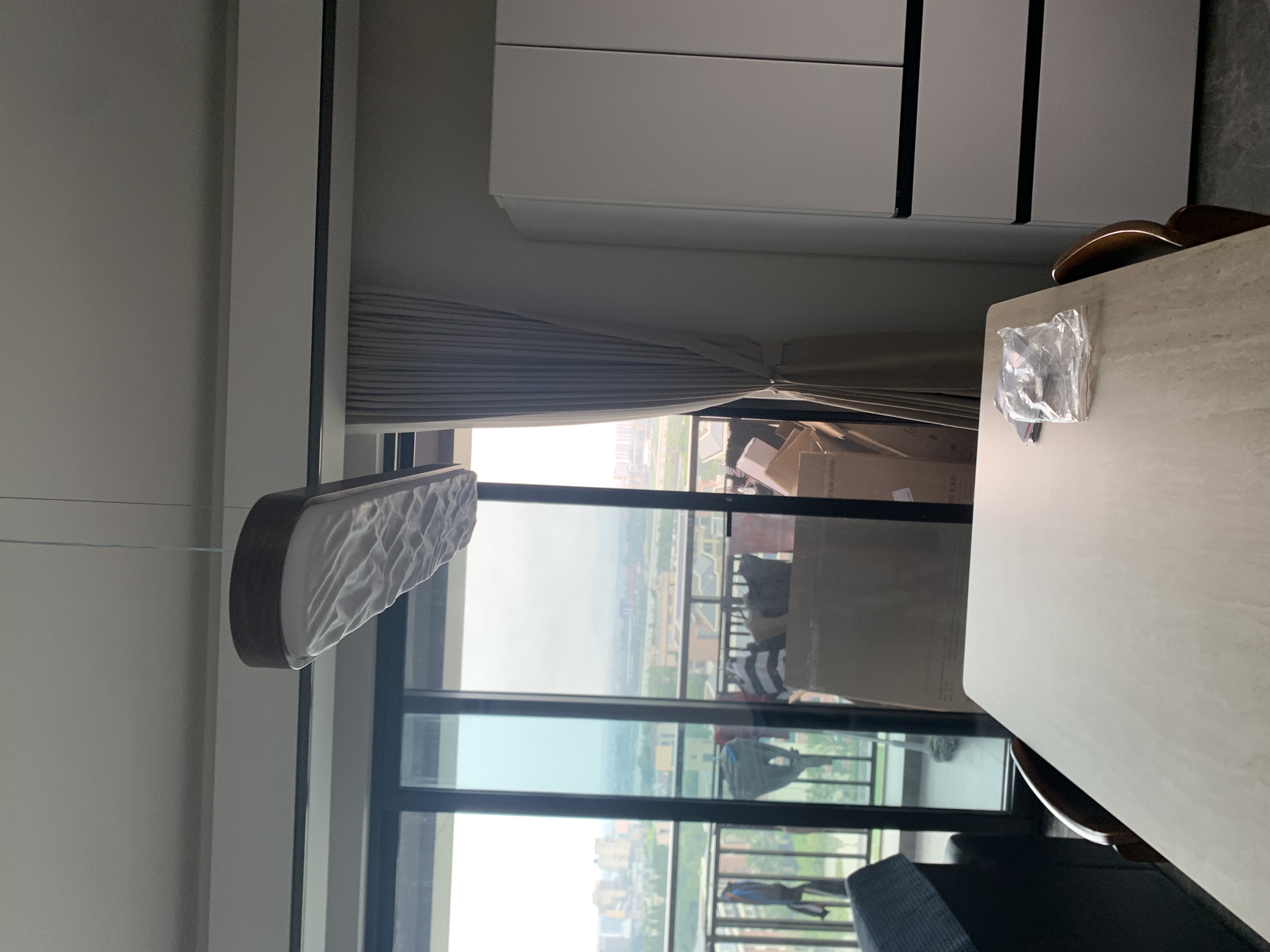 惠普餐厅灯普瑞护眼吊灯一字长条中古风餐桌灯臻之光美学复古吧台灯具 实拍图