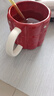 星巴克（Starbucks）红色格纹款马克杯(配搅拌棒)490ml陶瓷水杯咖啡桌面杯七夕礼物 实拍图