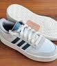 adidas「小锯齿」D-PAD CLASSIC美高风篮球风板鞋男女阿迪达斯 白色/遗迹蓝/棕色   40 实拍图