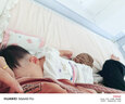 全棉时代婴儿隔汗巾纱布吸汗儿童开学幼儿园宝宝纯棉垫背小猫小鹿小鸟3条 实拍图