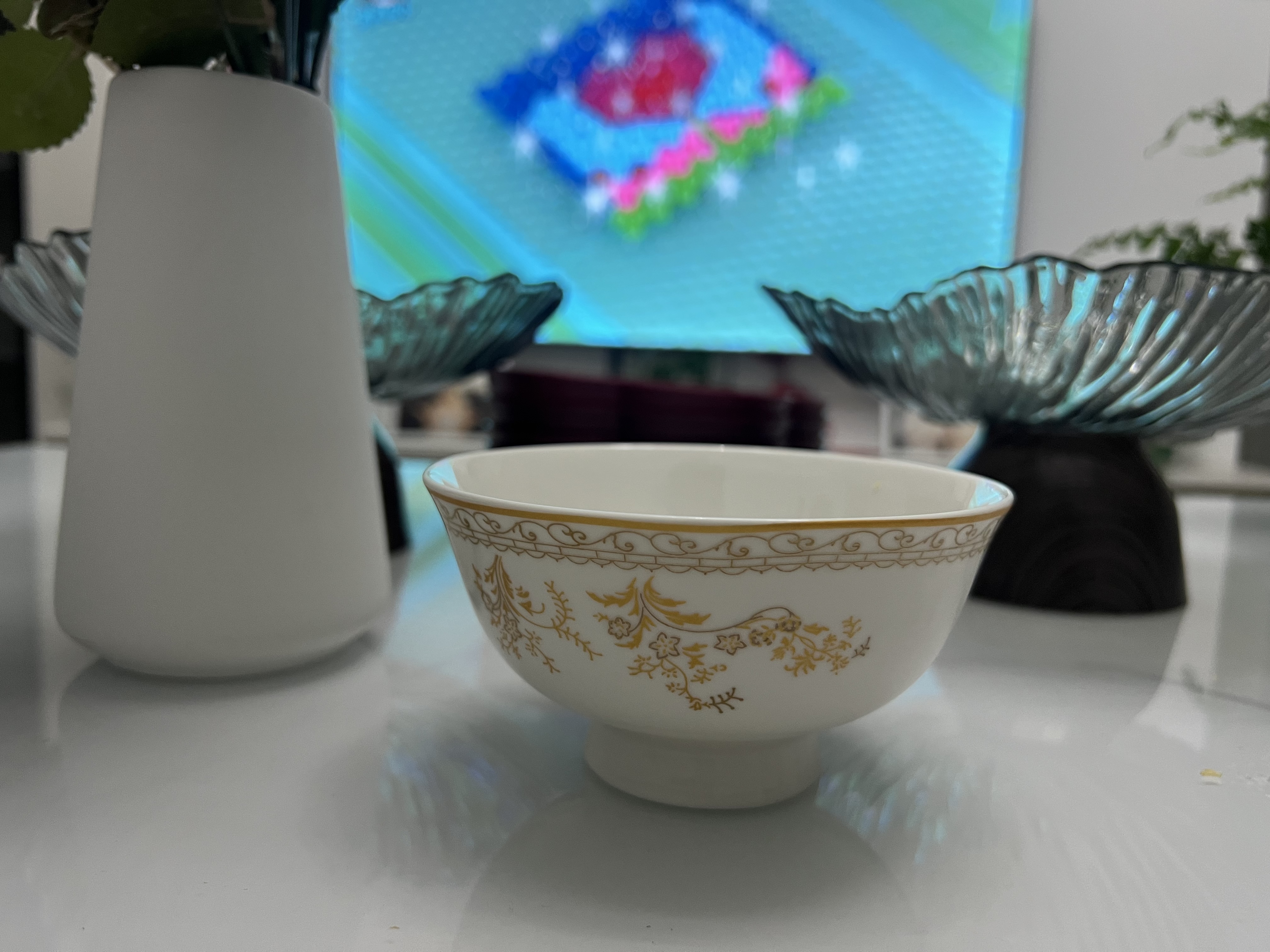 传世瓷碗碟套装家用景德镇欧式骨瓷碗筷陶瓷器吃饭套碗盘子中式 天鹅湖60件 60头豪华套装 实拍图