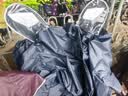 雨航（YUHANG）电动车雨衣电动车专用电瓶车雨披带镜套藏青色4XL 实拍图