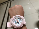 卡西欧（CASIO）送女友礼物女生学生运动电子表BABY-G智能防水防震潮流新年礼物 BA-110XGA-7A1奶油白 实拍图