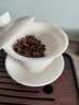 京东京造 茶杯盖碗  360°旋转可悬停功夫泡茶盖碗茶具羊脂玉瓷薄胎150ml 实拍图