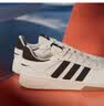 adidas COURTBEAT场下休闲篮球风板鞋男女阿迪达斯官方轻运动   白色/沙棕粉   36.5 实拍图