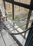 比新晾衣架落地衣架晒衣架折叠挂衣架晾衣杆阳台不锈钢晒被架1.39m 实拍图