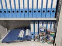 得力（deli）10只A4金属单强力夹文件夹 办公用品插页袋合同标书档案大容量试卷资料夹诗朗诵夹板 办公27018 实拍图