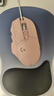 罗技（G） G502 HERO主宰者 有线鼠标 游戏鼠标  g502hero  可配重HERO引擎 礼盒送男友 RGB炫彩灯光 G502H云樱粉+鼠标垫 实拍图