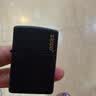 ZIPPO打火机之宝防风煤油黑裂漆-经典商标 七夕礼物送男友斜光含油礼盒 实拍图