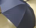 天堂伞 双人晴雨伞三折 晴雨伞三折10骨加大加固黑胶防晒伞 曜石黑 实拍图