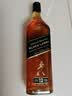 尊尼获加（JOHNNIE WALKER）洋酒 12年黑方黑牌1000ml 苏格兰调和型威士忌无盒 实拍图