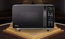 美的（Midea）微波炉烤箱一体机 小型家用平板易洁烧烤智能解冻20升微波炉  光波加热2026新款（M1-L201B二代） 实拍图