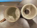 汝窑茶杯大容量办公杯中式茶水分离杯变色马克杯带盖过滤喝茶水杯 陶瓷汝窑水墨办公杯 实拍图