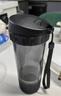 特百惠（Tupperware）茶韵500ml塑料杯男女士学生运动水杯子大容量泡茶杯 酷炫黑 实拍图