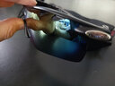 POLISI专业偏光骑行眼镜男女款户外运动自行车眼镜防风沙护目镜骑行装备 磨砂黑（5组镜片+偏光） 实拍图