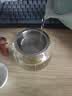 雅集玻璃公道杯带不锈钢过滤茶漏网套装木把荷花金银烧分茶器360ml 实拍图