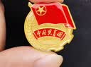 易利丰中国共青团团徽正版2026新款标准2cm别针大磁吸强磁扣团员徽章标准型学生胸针别针磁铁新版批发 【别针款】3个装-背面带字 实拍图