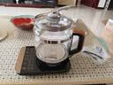 美的（Midea） 养生壶1.5L 高硼硅玻璃煮茶壶 智能预约保温电热水壶 大口径烧水壶电水壶 附带滤网 年货 【316L材质】GE1703Pro 1.5L 实拍图