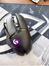 罗技（G） G502 HERO主宰者 有线鼠标 游戏鼠标  g502hero  可配重HERO引擎 礼盒送男友 RGB炫彩灯光 G502H（蓝白贴纸） 实拍图