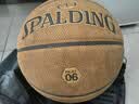 斯伯丁（SPALDING）篮球飞行员06十字型防尘吸湿皮料室内外通用7号成人青少年77-739Y 实拍图
