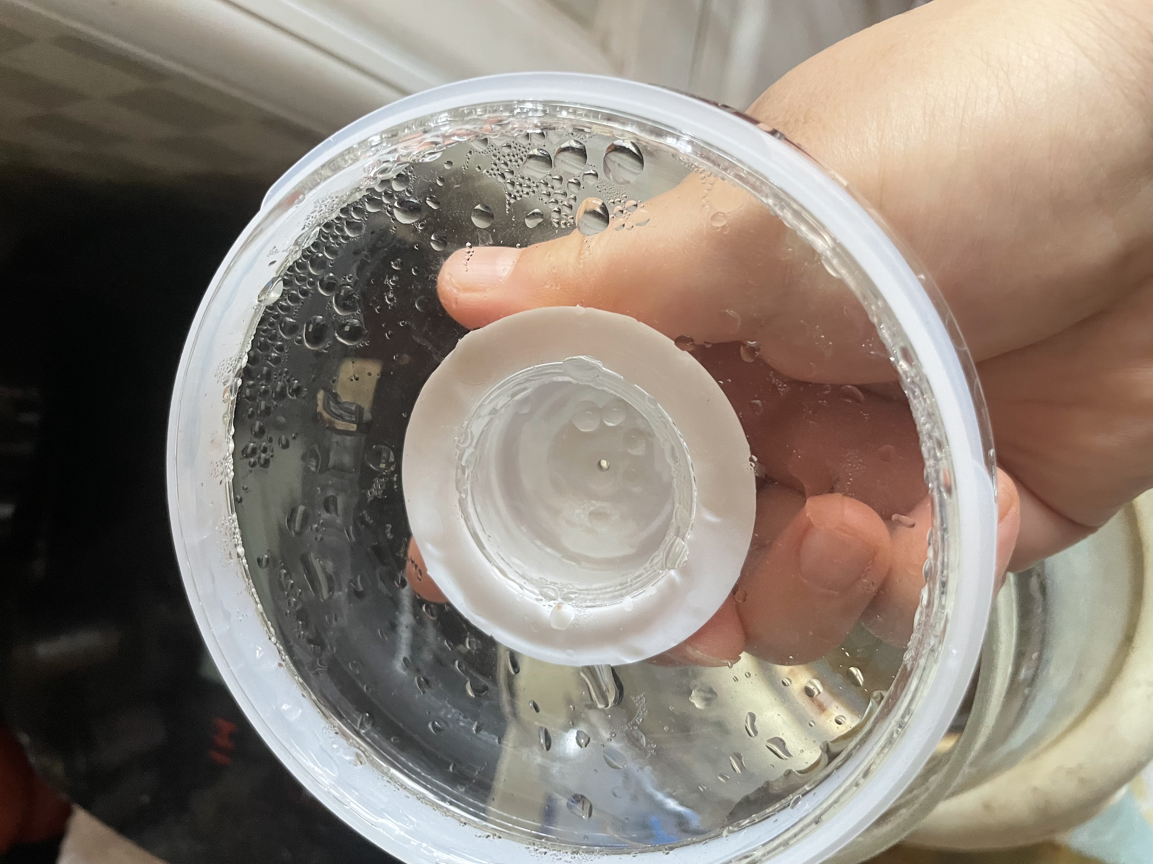 小壮熊（XIAOZHAUNGXIONG） 耐高温创意玻璃水壶过滤单独水壶透明加厚茶壶凉水杯1.3L 玻璃壶盖 实拍图