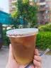 CLITON一次性奶茶杯咖啡杯透明带盖冷饮杯家用商用塑料杯500ml*50套 实拍图
