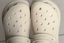 CROCS卡骆驰檀健次同款经典泡芙洞洞鞋轻便舒适男女同款花园鞋|207521 骨白色-2Y2(含智必星) 35 (210mm) 实拍图