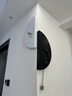 普赛克2026新款现代简约客厅拐角双面挂钟家用静音转角时钟餐厅钟表挂墙 大号+无灯款+摇摆【千城墨白】 实拍图