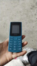 诺基亚（NOKIA）新105 4G 全网通移动联通电信 老人老年按键直板学生儿童备用戒网手机 双卡双待  蓝色 实拍图