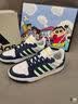 adidas ENTRAP美式校园风运动少年感复古篮球风板鞋男女阿迪达斯 白色/绿色/蓝色   44.5 实拍图