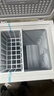 荣事达（Royalstar）小冰柜家用小型冷冻保鲜迷你冷藏商用卧式冷柜单用储母乳柜节能省电 176白色【可囤200斤肉 加厚发泡 强制冷】 实拍图