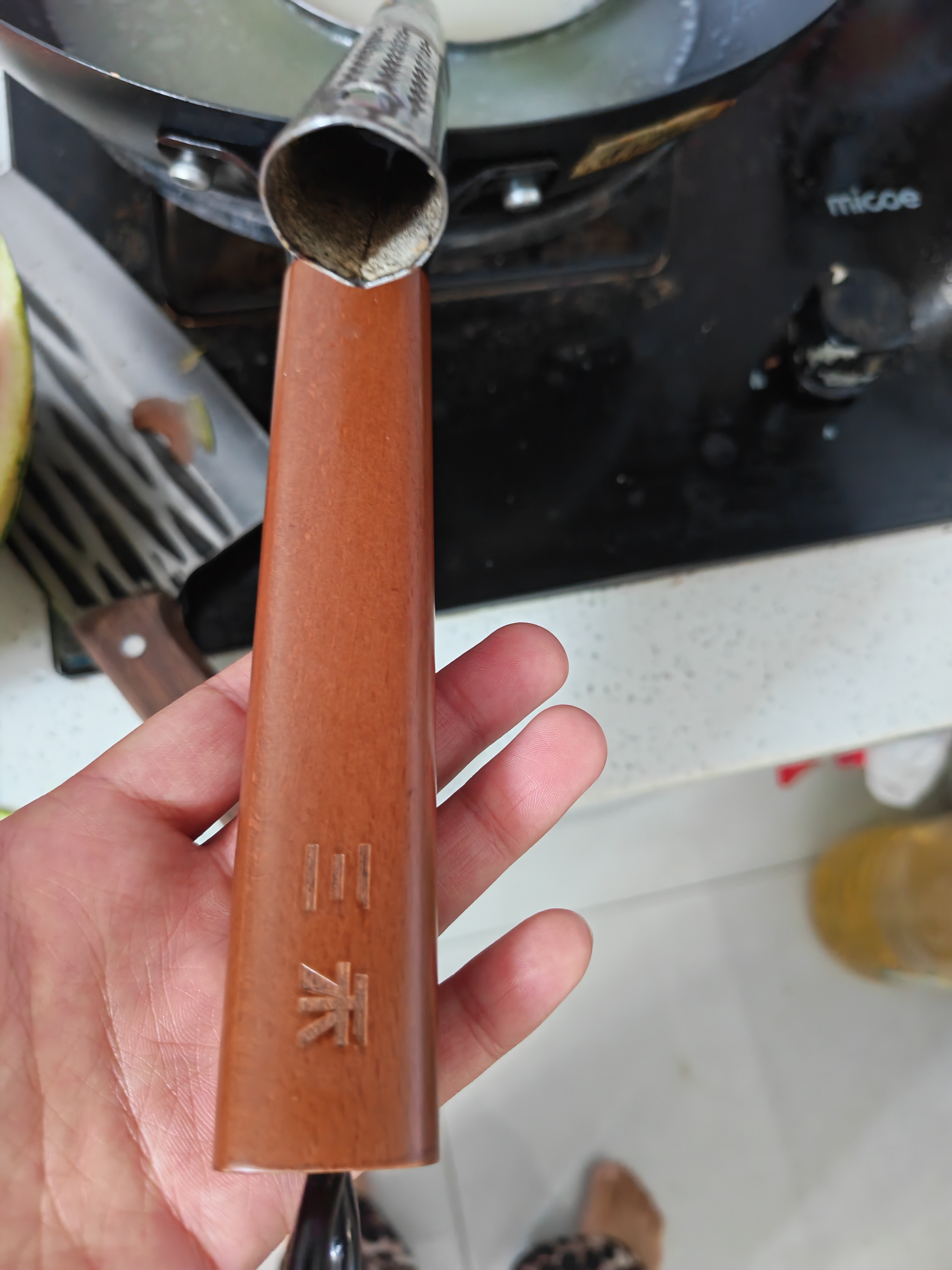三禾炒锅不粘锅0涂层铁锅炒菜锅炒锅不锈燃气专用黑色平底京东限定 实拍图
