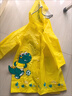牧萌儿童雨衣男童女童幼儿园小童宝宝全身防水男孩雨披 活力黄恐龙 M 实拍图